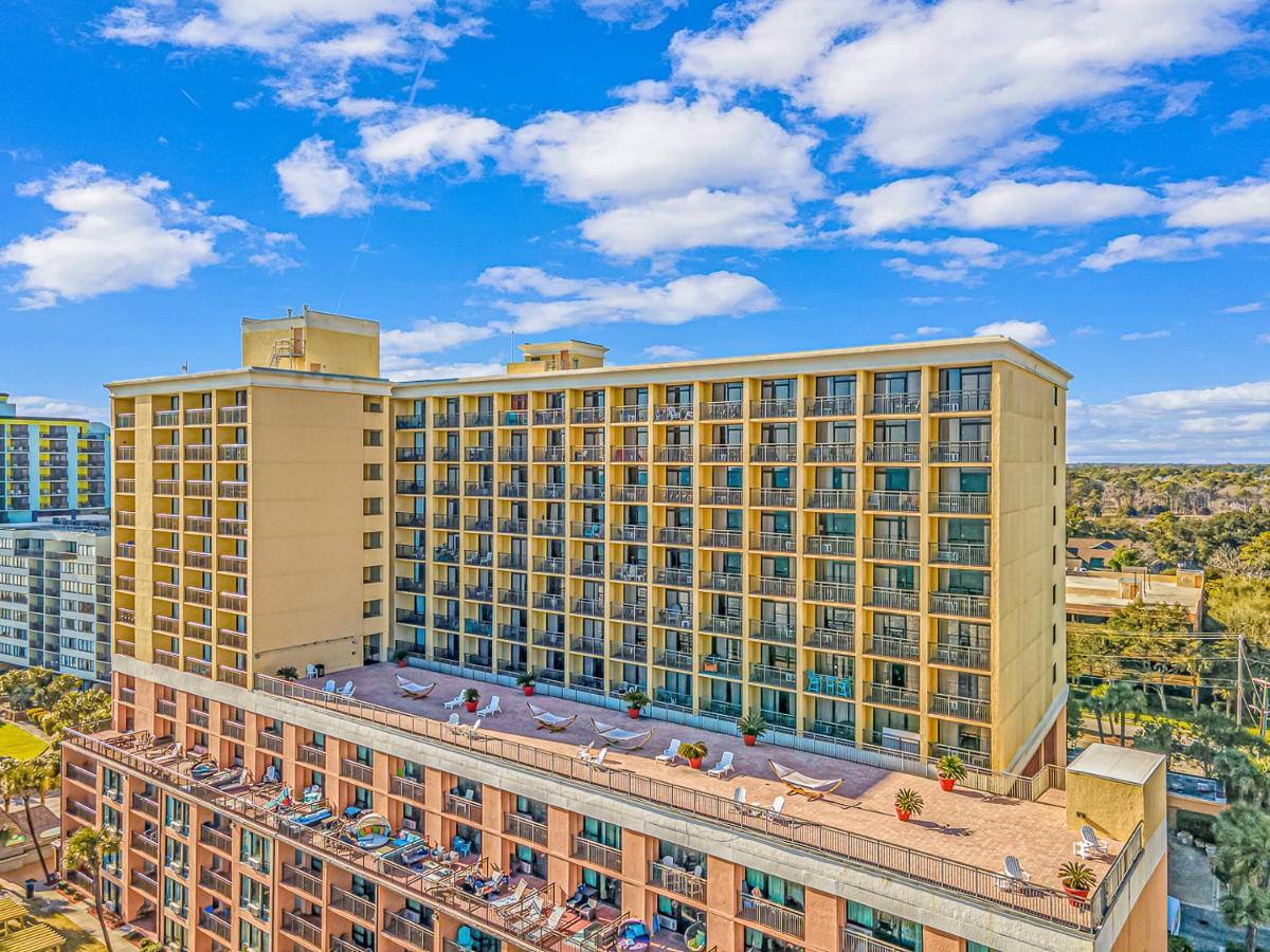 Ocean View Double Suite With Beautiful Decor And Accents Caravelle Resort 1504 Sleeps 6 Guests Myrtle Beach Exterior foto